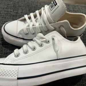 Converse White High-Top Sneakers